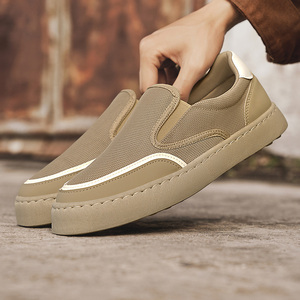 QD991 LYKU Mocassins d'été légers et tendance, chaussures décontractées, dessus en cuir synthétique respirant et doux, semelle intérieure en EVA - Product Image 5