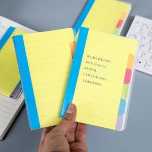 60 Clear Ruled Assorted Neon Colors Bible <b>Tabs</b> Divider <b>Sticky</b> Notes Custom Self-Stick Lined Note Pad - Product Image 5