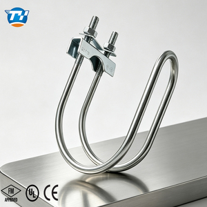 Fixation rapide pour tuyau UTT13, composant pour la construction <span class=keywords><strong>de</strong></span> systèmes <span class=keywords><strong>de</strong></span> renforcement anti-sismique pour sprinklers d'incendie - Product Image 1