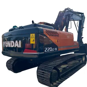 excavator Hyundai 220Lc-9s Second The overall design is made of mild steel, suitable for working in harsh environments. used han
