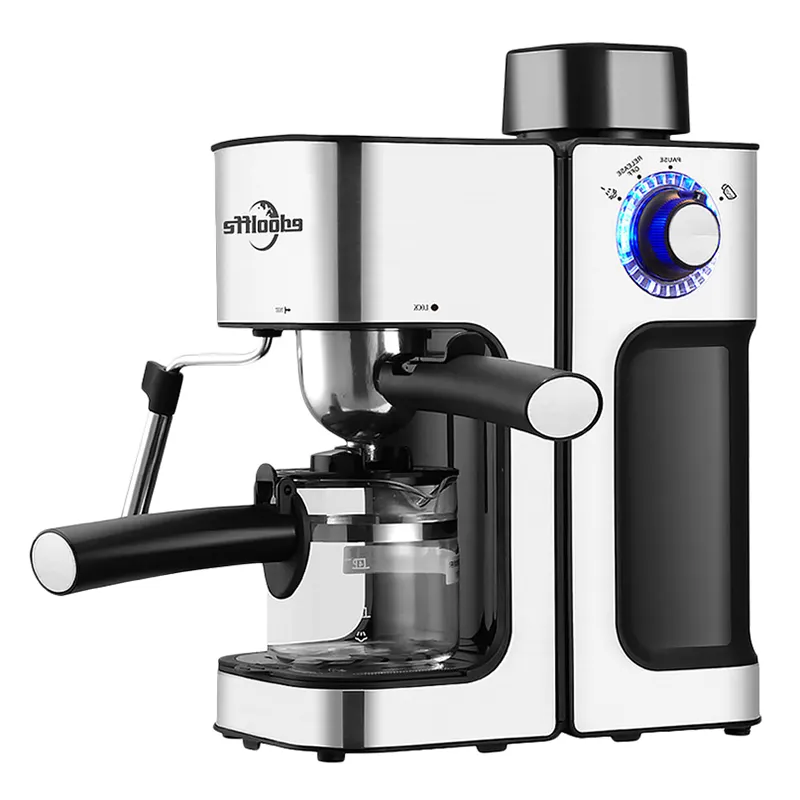 Kantoor Italiaanse Espresso Machine 5 Bar Stoom Druk Automatische Huishoudelijke Roosteren Espresso Koffiezetapparaat