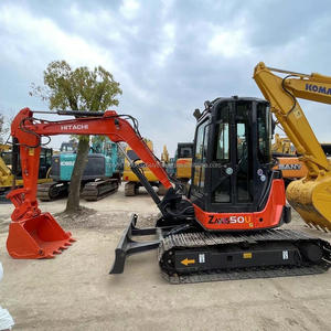 Petite pelleteuse sur chenilles Hitachi ZX50U d'occasion de 5 tonnes/mini pelle hydraulique ZX50 d'occasion Hitachi zx50u ZX 50U 50 - Product Image 2