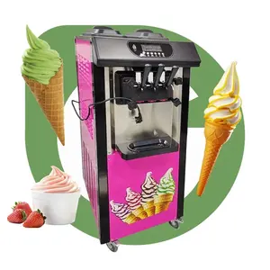 Máquina de helado italiana de Bql-838, máquina de helado de cono suave