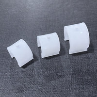 Support de rideau en polypropylène, clip pour tringle romaine, patin antidérapant en U, attache réglable, clip de fixation protecteur de tringle - Design de luxe