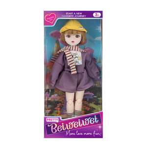 Nouvelle collection 2026 : Poupée mignonne de 30 cm pour filles, 21 articulations mobiles, réaliste, éducative, tendance, corps souple en PVC et vinyle, modèle de dessin animé, jouet. - Product Image 1