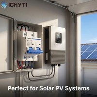 Disjoncteur solaire photovoltaïque bipolaire CHYT DC 1000V 100A 125A pour système de panneaux solaires CE