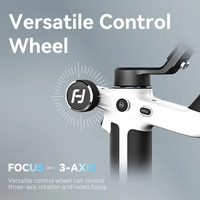 FeiyuTech SCORP MINI P Feiyu Stabilisateur portable 3 axes avec poignée pour smartphone Samsung Xiaomi Trépied Perche à selfie