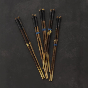 Palillos de sushi puntiagudos estilo japonés, palillos de bambú, paquete individual de palillos de bambú morados, estilo japonés - Product Image 2