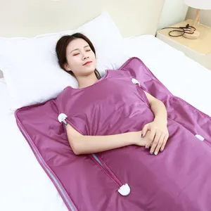 Wholesale Price Waterproof Cloth Weight Loss Detox Heated Infrared Sauna Steamed Blanket