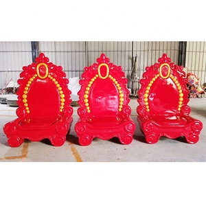 Popular Fiberglass Santa <strong>Throne</strong> Chairs High Back Christmas <strong>Throne</strong> Decoration for Santa Clause - Product Image 3