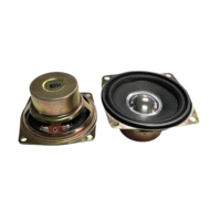 Haut-parleur de basses portable passif blindé magnétiquement 66 mm carré 8 ohms 5 watts JL JL-281 de haute qualité pour sonorisation de parking
