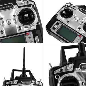 Transmisor de Radio FlySky FS-T6 6CH 2.4G AFHDS con Receptor R6B, Modo 2, Control Remoto Programable para Helicópteros, Planeadores y Aviones - Product Image 2