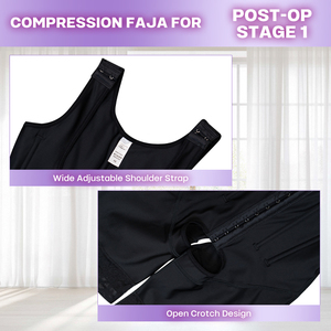 Faja Colombiana Levantador de Glúteos Para Mujer Prendas de Compresión <span class=keywords><strong>Post</strong></span> Cirugía Control de Barriga Adelgazante <span class=keywords><strong>Fajas</strong></span> para Mujer - Product Image 4