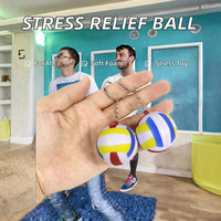 Promotion en gros usine : Jouets anti-stress en mousse PU souple en forme de ballon de volley-ball, personnalisables avec logo, pour enfants et adultes de 14 ans et plus