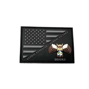 True Sourcing Plant Flawlessly Cast 2D Soft Rubber Polyvinyl Chloride Hook Backing Garment Emblem pvc patch - Product Image 5