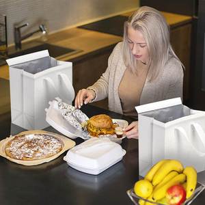 Hot Beverage Disposable Non-Woven Cooler Bag Aluminum Foil Cake Coffee Thermal Bag Recycled Insulated Bags for Takeaway - Product Image 6