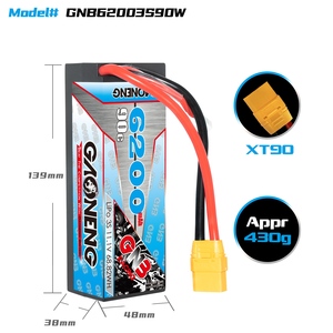 GNB GAONENG 6200MAH 3S 11.1V 90C 180C XT90 <b>Cabled</b> Hard Case RC LiPo <b>Battery</b> RC Car 1/8 1/10 - Product Image 3