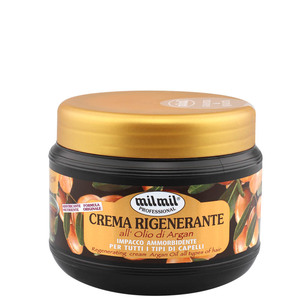 CREMA REGENERADORA MILMIL con ACEITE DE ARGÁN para ACONDICIONAMIENTO PROFUNDO y REPARACIÓN 500ML - Product Image 1