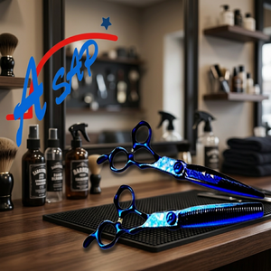 กรรไกรตัดขนสัตว์เลี้ยง ASAP Eco-friendly Ultra-light ขนาด 6.25 นิ้ว ใบมีดโค้งเว้าทำจากสแตนเลสสตีล สำหรับคนถนัดขวา ด้ามจับสั้น ปลายคม - Product Image 2
