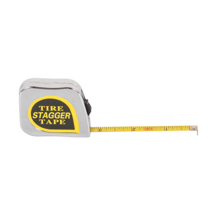 Yellow High Vis 10 FOOT (120 INCH) MAGNETIC TIRE STAGGER TAPE, CIRCLE TRACK NEW