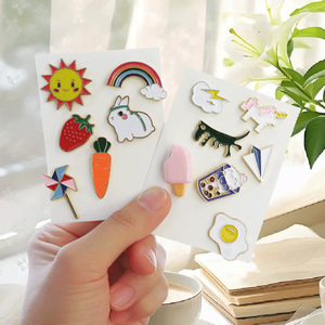 Thú Vị Tarot Phim Hoạt Hình Trâm Độc đáo Kim Loại Men Ve Áo Huy Hiệu Thu Thập Denim Áo Khoác Ba Lô Pin Trẻ Em Thời Trang Quà Tặng - Product Image 3