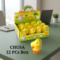 Ornement suspendu en peluche chenille personnalisé, poussin de Pâques jaune, décoration saisonnière pour la maison, rentrée scolaire