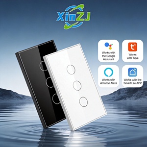 แผงควบคุมสัมผัสไร้สาย XZJ รีโมทคอนโทรลผนังแบบ Wifi สวิตช์ไฟ Tuya ผลิตภัณฑ์ไฟฟ้า สวิตช์อัจฉริยะ อินเตอร์รัปเตอร์อัจฉริยะ - Product Image 1