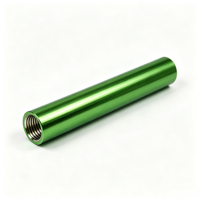 Service d'usinage CNC, alliage d'aluminium 6061/6063 anodisé, manchon fileté M3 à filetage interne complet, prêt à être expédié