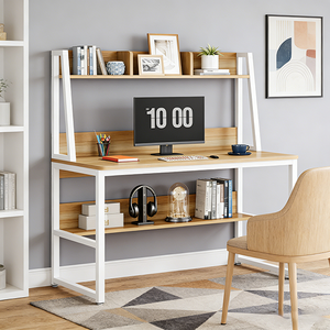 <span class=keywords><strong>Escritorio</strong></span> para Computadora <span class=keywords><strong>Tribesigns</strong></span> con Estante, Venta al por Mayor de Fábrica - <span class=keywords><strong>Escritorio</strong></span> de Oficina en Casa de 47 Pulgadas con Estantería y Diseño que Ahorra Espacio - Product Image 4