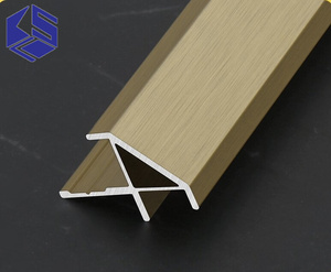 Mặt Trời Góc đường dây góc kim loại trang trí dải nhôm hợp kim tường bảng điều khiển góc bevel Góc Đóng Dải gỗ kết thúc - Product Image 3