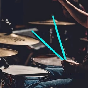 Palo de tambor luminoso Palos de tambor iluminados los instrumentos musicales oscuros Rendimiento de escenario <span class=keywords><strong>Baquetas</strong></span> fluorescentes - Product Image 5