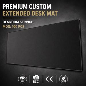 Custom <b>Large</b> Black <b>Mouse</b> <b>Pad</b> Waterproof Stitched Edges Non-slip Rubber Gaming Desk Mat for Office Home in Stock Bulk Wholesale - Product Image 1