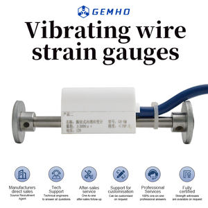 Gemho Hersteller kunden spezifischer Dehnung smess streifen Oberflächen montiertes Strain ometer Stahlbogen-Vibrationsdraht-Exten so meter - Product Image 6