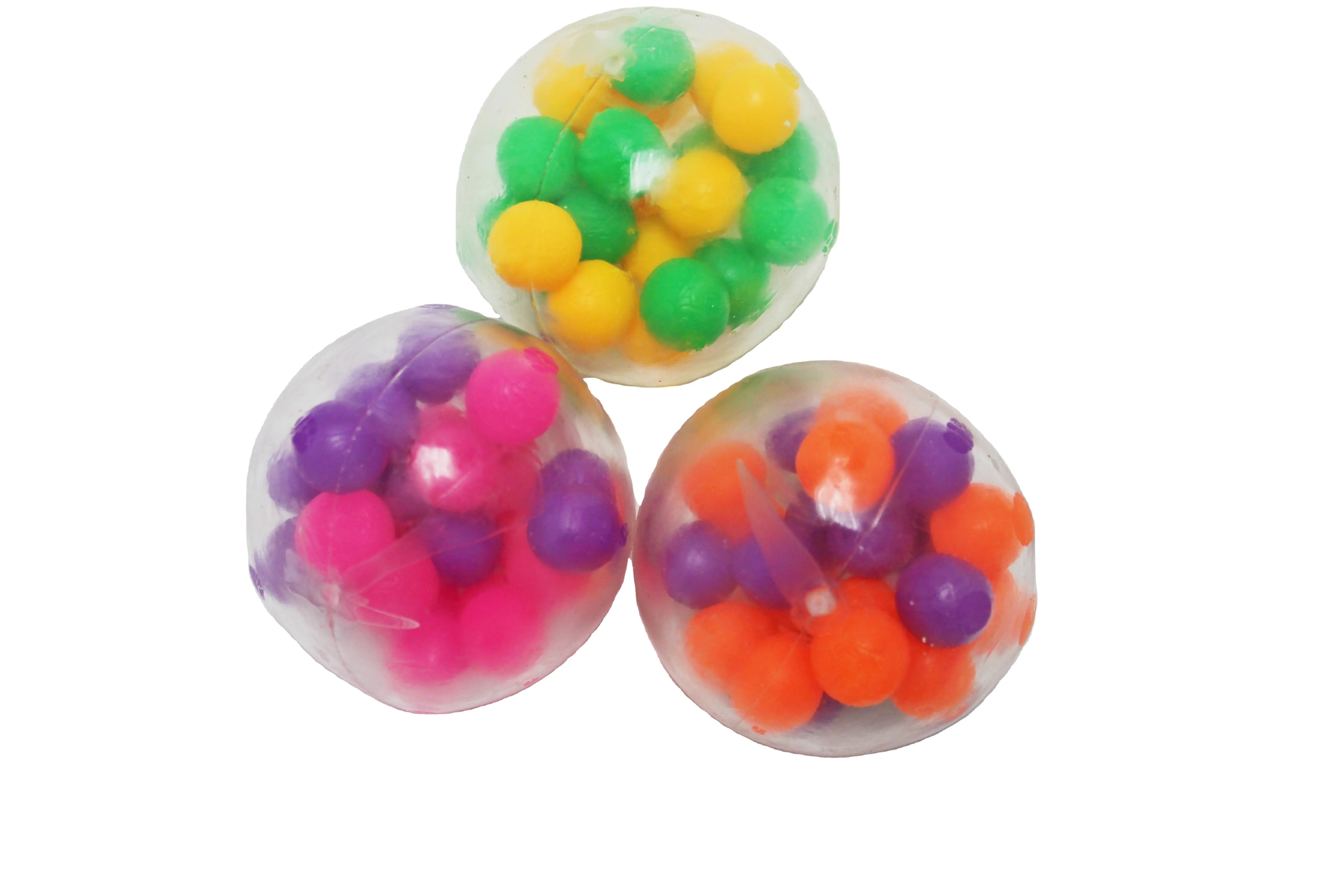 Amazon Hot TPR Squishy Stree Grip Ball Sensory Toy For Kids And Adults Fidget Balls