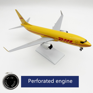 Cadeaux promotionnels, modèles d'avions Boeing B737 DHL Airlines en résine de 30 cm, modèles d'avions de ligne - Product Image 3