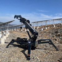 Grúa Araña RST L-707 de 8 Toneladas, Grúa Telescópica Hidráulica de Servicio Pesado con Giro de 360 Grados °   Rotación para Terrenos Exteriores Complejos