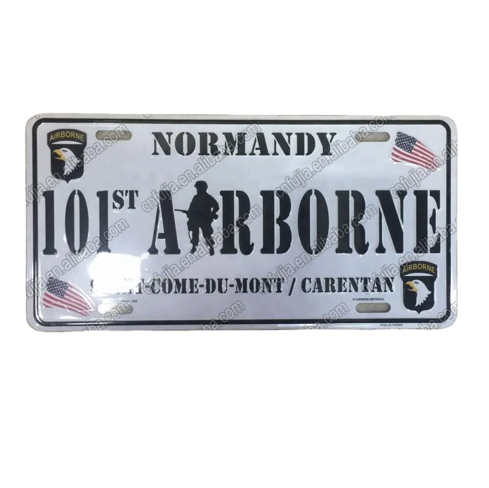 2023 factory OEM souvenir embossed custom car license plate, metal board