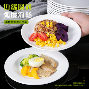 Platos de melamina Xiangyuan, platos redondos de plástico para cenar, platos comerciales, platos para comida rápida, platos para restaurantes de hot pot. - Product Image 2