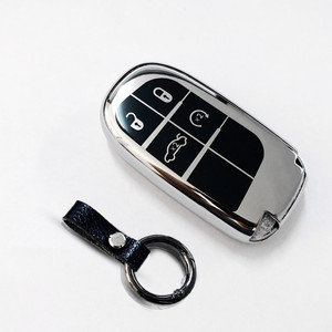 1x Housse de protection pour clé en TPU souple pour Jeep Chrysler Dodge Charger 2011-up <span class=keywords><strong>Fiat</strong></span> 500X - Product Image 1