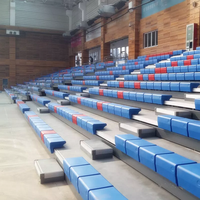 Tribune sportive Tribune Gradins Prix d'usine Chaises de tribune portables mobiles Sièges à plusieurs niveaux de stade portables