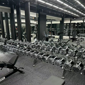 XMASTER Phòng tập thể hình thương mại Thiết bị thể dục bằng thép Bộ tạ 2.5KG 60KG - Product Image 4