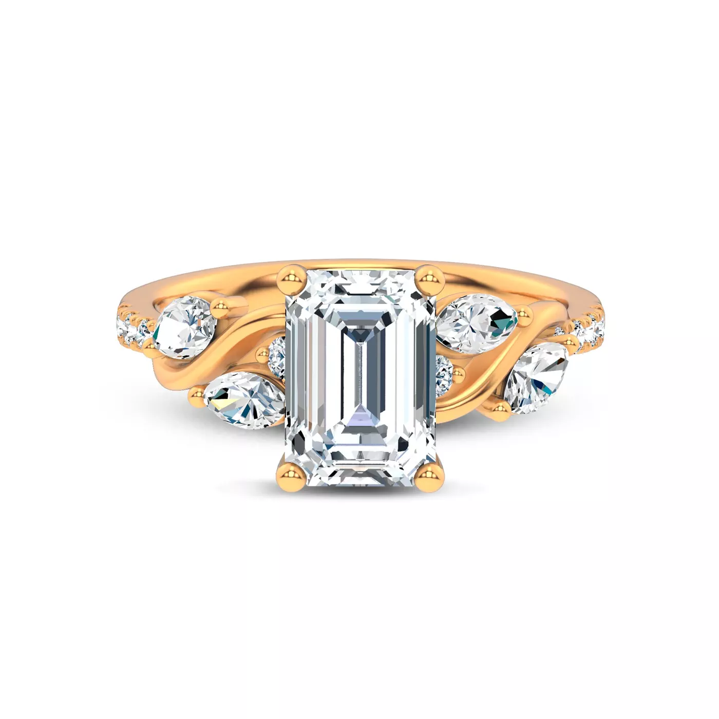 10K yellow gold