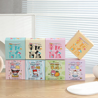 Boîtes rigides imprimées avec des motifs de dessins animés, papier couché mat écologique, emballage cadeau, boîtes de rangement personnalisées