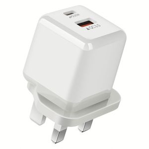 QC3.0 PD 20W Quick Charger A+<b>C</b> Power <b>Adapter</b> <b>Type</b> <b>C</b> Charger Block Travel Portable Charge <b>USB</b>-<b>C</b> Charger for Smart Phones - Product Image 3
