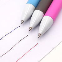 Fábrica multicolor precio bajo multifuncional 1,00mm bolígrafo de plástico logotipo personalizado