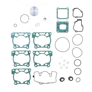 Top <b>End</b> Piston Kit: Cast 2-Stroke Piston 53,94 mm + Top <b>End</b> Gasket Kit - Product Image 2