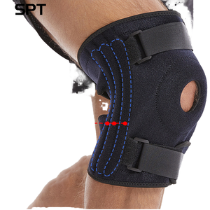 Ginocchiera traspirante ad <span class=keywords><strong>alta</strong></span> elasticità regolabile <span class=keywords><strong>rotula</strong></span> e supporto menisco per l'alpinismo - Product Image 2