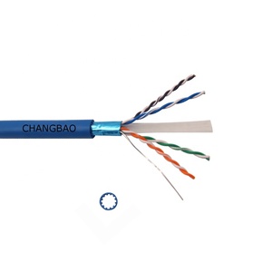 Câble réseau blindé FTP Cat6A Changbao Pass Test 23AWG 4 paires <span class=keywords><strong>10</strong></span> Gigabit <span class=keywords><strong>Ethernet</strong></span> Lan Câble de communication - Product Image 2