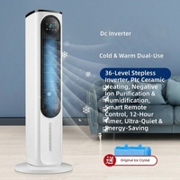 Ventilateur de climatisation multifonctionnel, refroidisseur tour de grande capacité 10L avec 36 vitesses de vent réglables pour usage au bureau