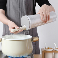 Ensemble de contenants de stockage alimentaire en PP pour la cuisine, pour le stockage de spaghetti, de sucre, de sel, de nouilles, d'aliments secs - pour le rangement de la cuisine